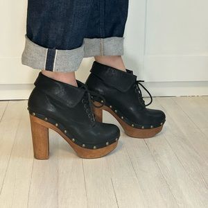Jeffrey Campbell Wooden Goody Platforms